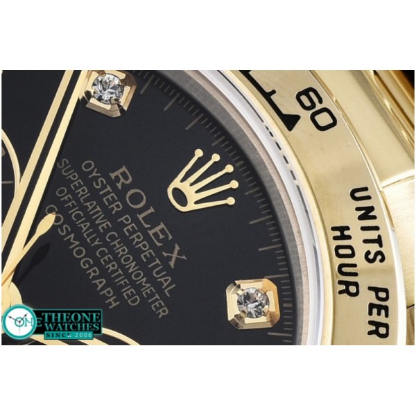 Rolex - Daytona YG/YG Black Dia BP Ult A-7750 Mod 4130