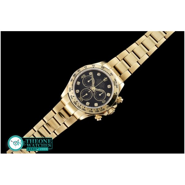 Rolex - Daytona YG/YG Black Dia BP Ult A-7750 Mod 4130