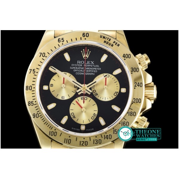 Rolex - Daytona YG/YG Black Stick BP Ult A-7750 Mod 4130