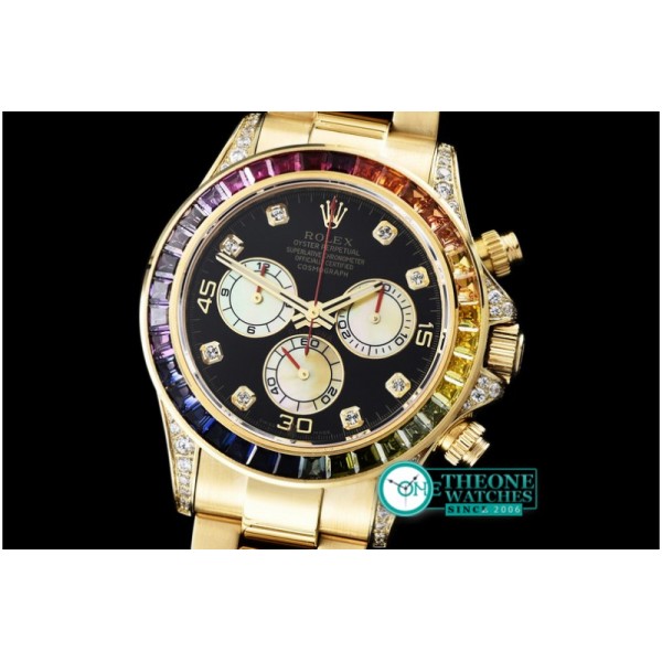 Rolex - Daytona YG/YG Black Dia BP Ult A-7750 Mod 4130