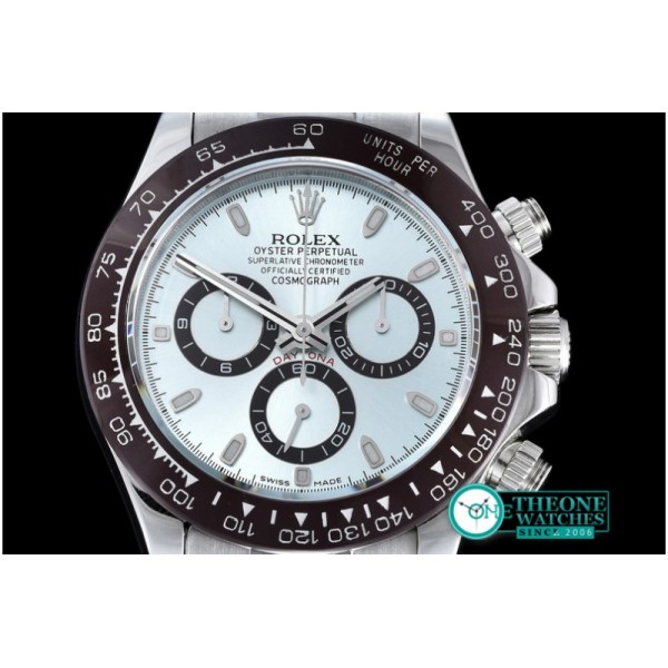 Rolex - Daytona SS/SS Ice Blue Cer BP Ult A-7750 Mod 4130