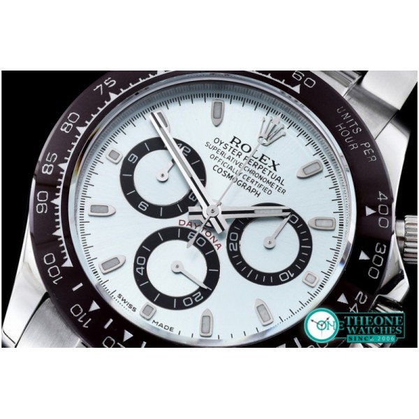 Rolex - Daytona SS/SS Ice Blue Cer BP Ult A-7750 Mod 4130