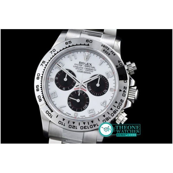 Rolex - Daytona SS/SS Wht Num Panda BP Ult A-7750 Mod 4130