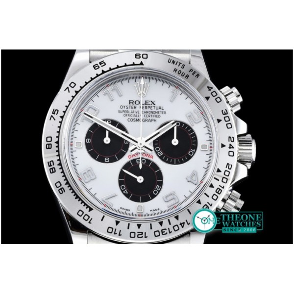 Rolex - Daytona SS/SS Wht Num Panda BP Ult A-7750 Mod 4130