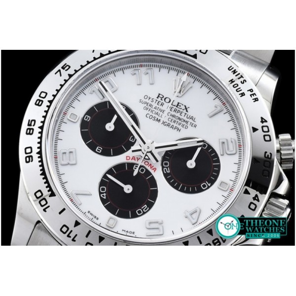 Rolex - Daytona SS/SS Wht Num Panda BP Ult A-7750 Mod 4130