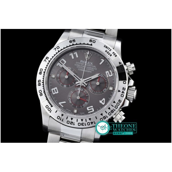 Rolex - Daytona SS/SS Grey Num BP Ult A-7750 Mod 4130