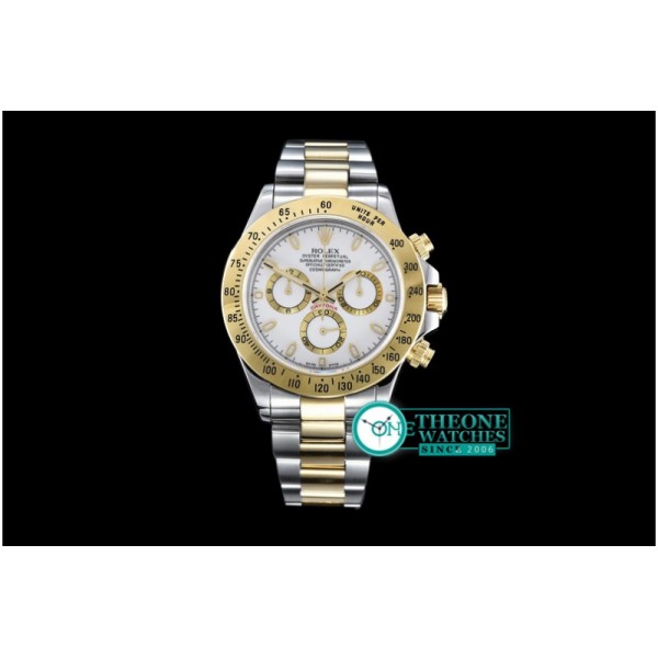 Rolex - Daytona YG/SS White Stick BP Ult A-7750 Mod 4130