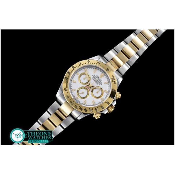 Rolex - Daytona YG/SS White Stick BP Ult A-7750 Mod 4130