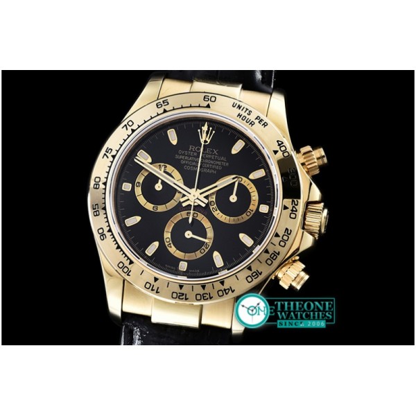 Rolex - Daytona YG/LE Black Stick BP Ult A-7750 Mod 4130