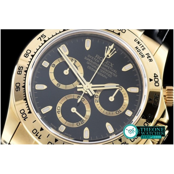 Rolex - Daytona YG/LE Black Stick BP Ult A-7750 Mod 4130