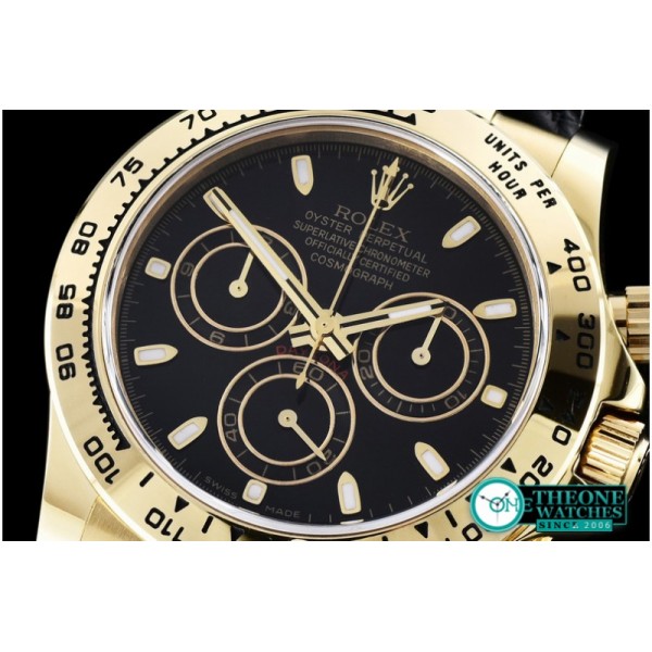 Rolex - Daytona YG/LE Black Stk BP Ult A-7750 Mod 4130