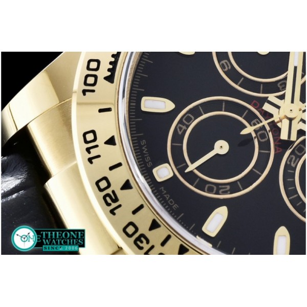 Rolex - Daytona YG/LE Black Stk BP Ult A-7750 Mod 4130