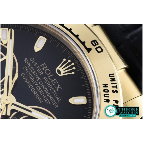 Rolex - Daytona YG/LE Black Stk BP Ult A-7750 Mod 4130