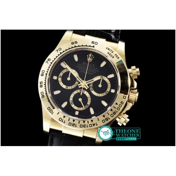 Rolex - Daytona YG/LE Black Stk BP Ult A-7750 Mod 4130