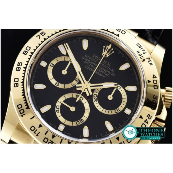 Rolex - Daytona YG/LE Black Stk BP Ult A-7750 Mod 4130