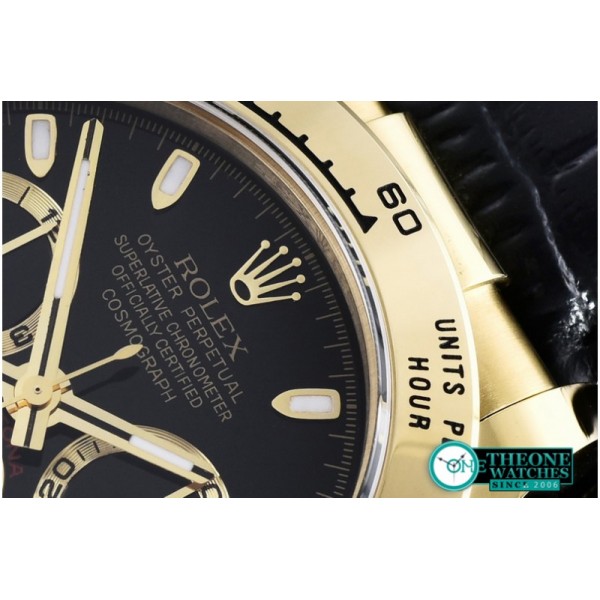 Rolex - Daytona YG/LE Black Stk BP Ult A-7750 Mod 4130