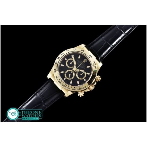 Rolex - Daytona YG/LE Black Stk BP Ult A-7750 Mod 4130