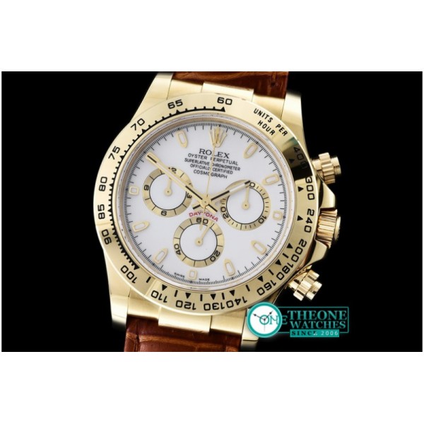 Rolex - Daytona YG/LE White Stk BP Ult A-7750 Mod 4130