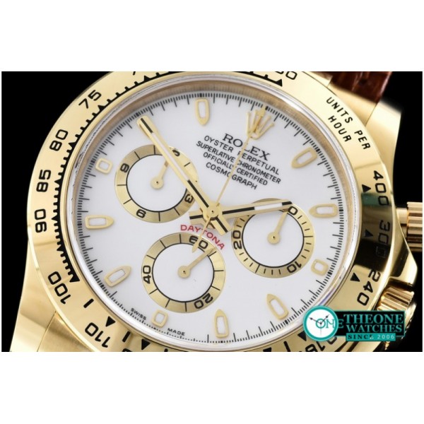 Rolex - Daytona YG/LE White Stk BP Ult A-7750 Mod 4130