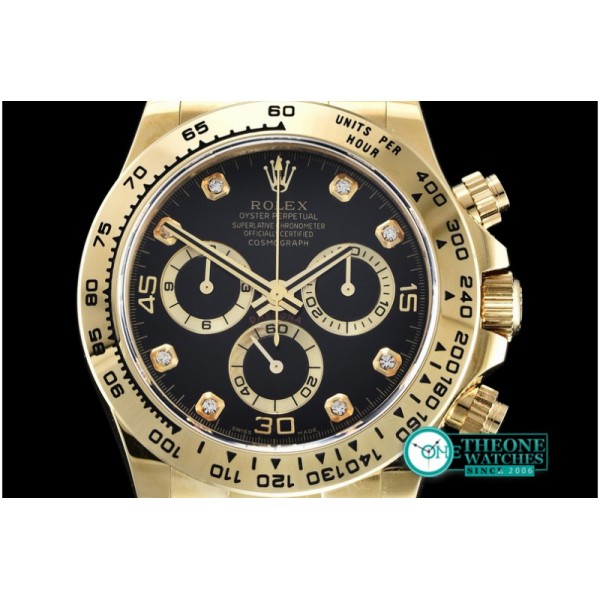 Rolex - Daytona YG/LE Black Dia BP Ult A-7750 Mod 4130