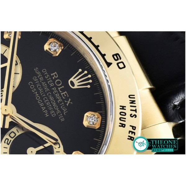 Rolex - Daytona YG/LE Black Dia BP Ult A-7750 Mod 4130