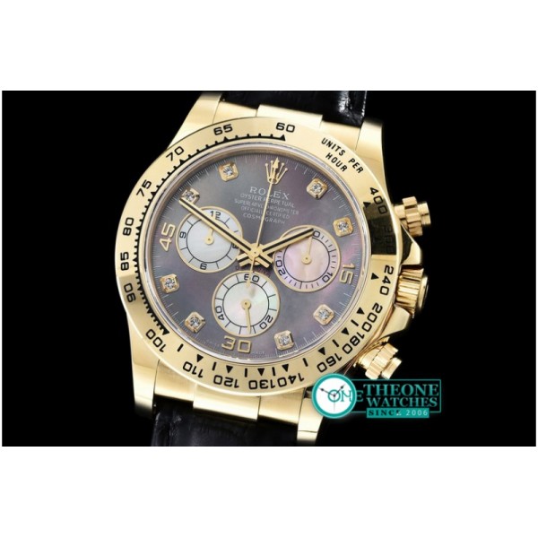 Rolex - Daytona YG/LE Black MOP Dia BP Ult A-7750 Mod 4130