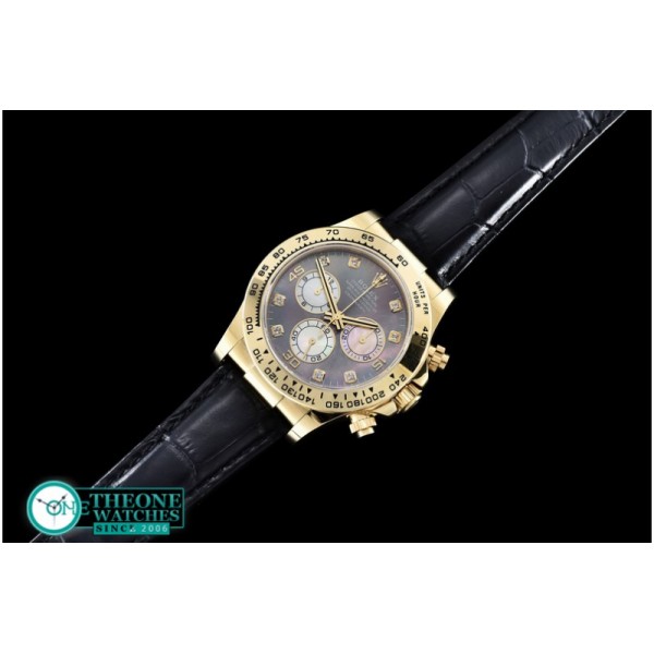 Rolex - Daytona YG/LE Black MOP Dia BP Ult A-7750 Mod 4130