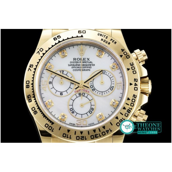 Rolex - Daytona YG/LE White MOP Dia BP Ult A-7750 Mod 4130