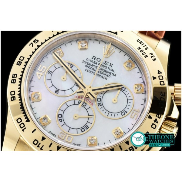 Rolex - Daytona YG/LE White MOP Dia BP Ult A-7750 Mod 4130