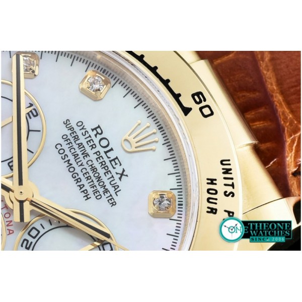 Rolex - Daytona YG/LE White MOP Dia BP Ult A-7750 Mod 4130