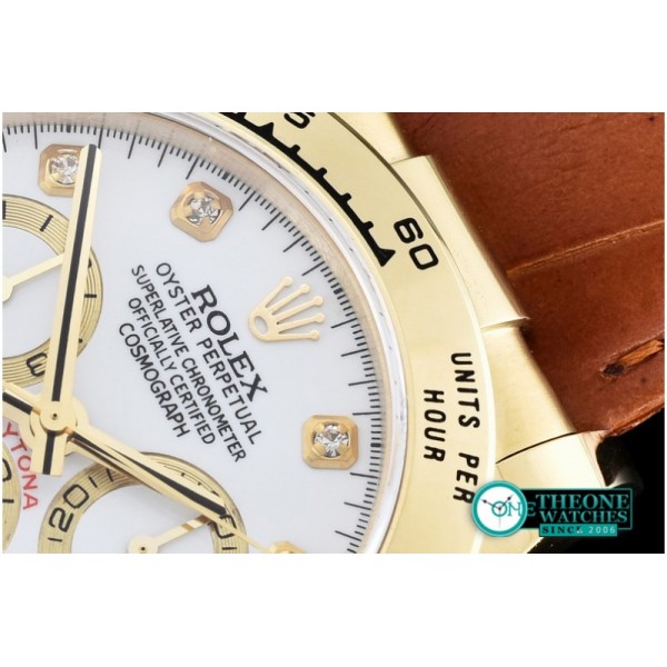 Rolex - Daytona YG/LE White Dia BP Ult A-7750 Mod 4130