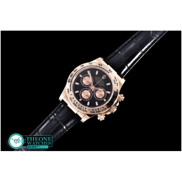 Rolex - Daytona RG/LE Black Stk BP Ult A-7750 Mod 4130