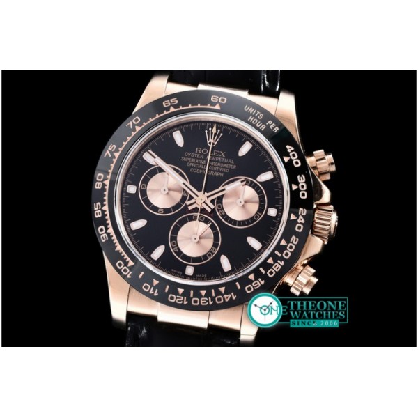 Rolex - Daytona RG/LE Black Stk BP Ult A-7750 Mod 4130