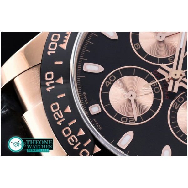 Rolex - Daytona RG/LE Black Stk BP Ult A-7750 Mod 4130