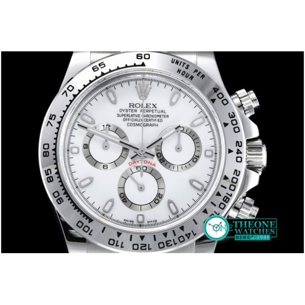 Rolex - Basel 2016 Daytona SS/LE White Stk BP Ult A-7750