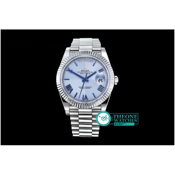 Rolex - DayDate 228206 SS/SS I-Blue Roman BP Swiss 2836