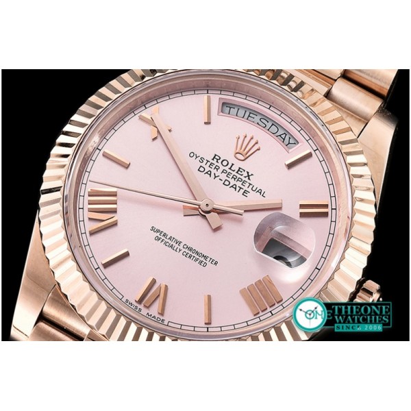 Rolex - DayDate 228206 RG/RG Pink Roman BP Swiss 2836