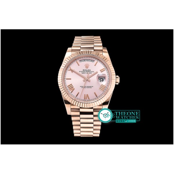 Rolex - DayDate 228206 RG/RG Pink Roman BP Swiss 2836