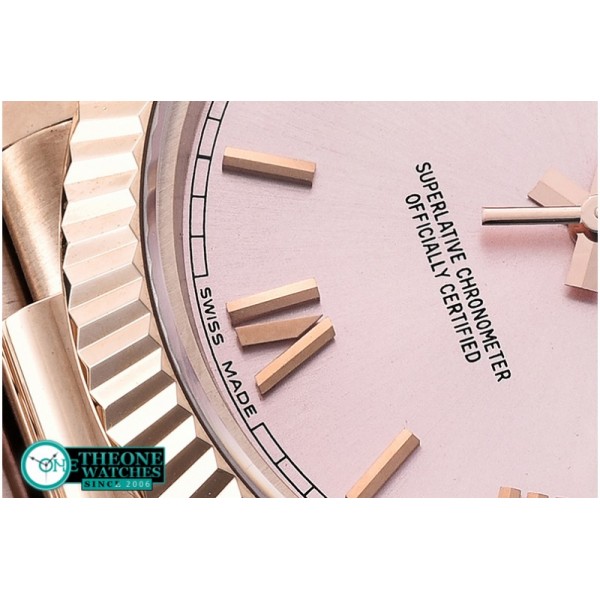 Rolex - DayDate 228206 RG/RG Pink Roman BP Swiss 2836