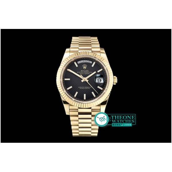 Rolex - DayDate 228206 YG/YG Black Stick BP Swiss 2836