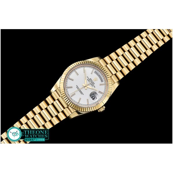 Rolex - DayDate 228206 YG/YG White Stick BP Swiss 2836