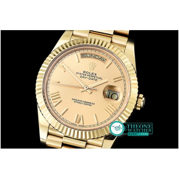 Rolex - DayDate 228206 YG/YG Gold Roman BP Swiss 2836