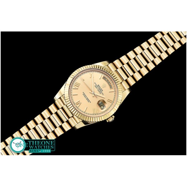 Rolex - DayDate 228206 YG/YG Gold Roman BP Swiss 2836