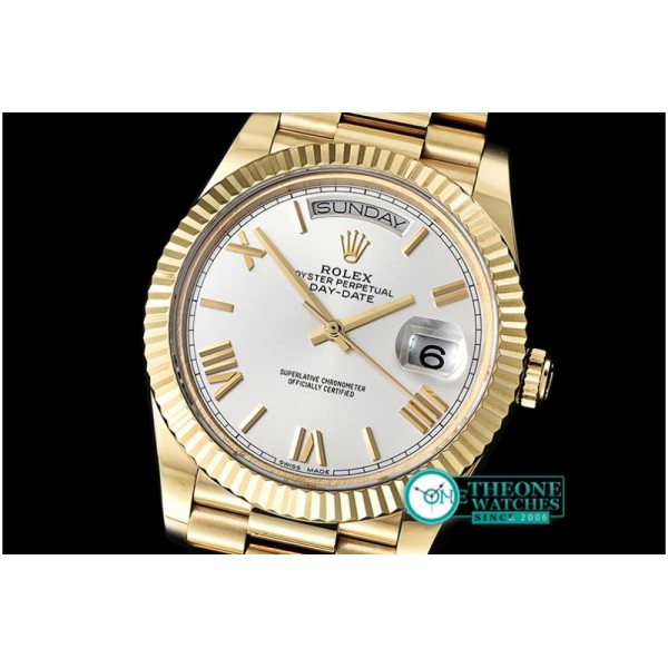 Rolex - DayDate 228206 YG/YG White Roman BP Swiss 2836