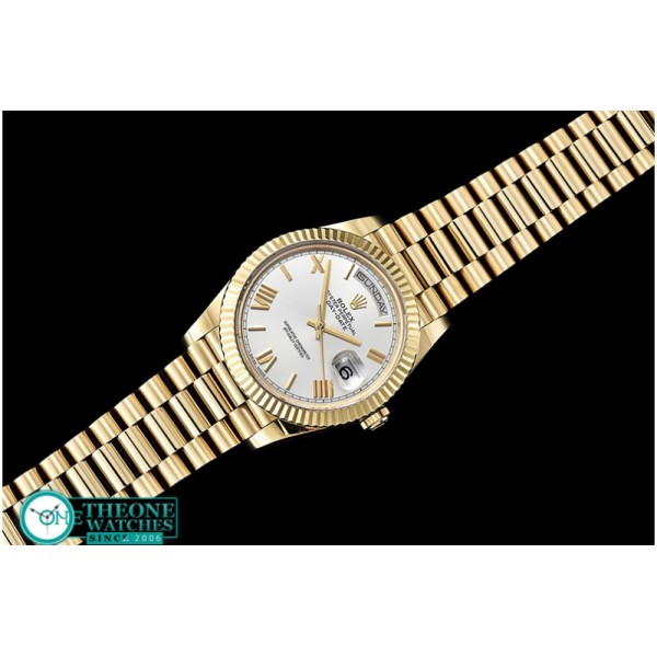 Rolex - DayDate 228206 YG/YG White Roman BP Swiss 2836