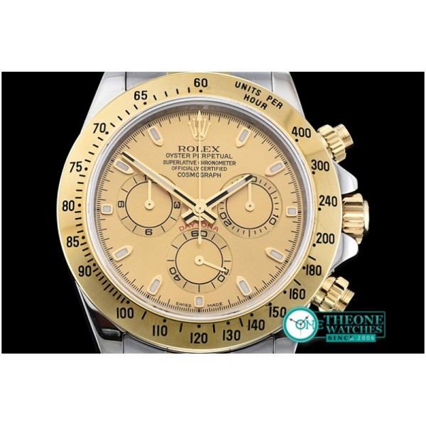 Rolex - Daytona TT YG/SS Gold Stick JF A-7750