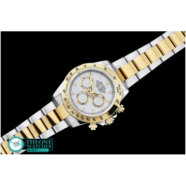 Rolex - Daytona TT YG/SS White Stick JF A-7750